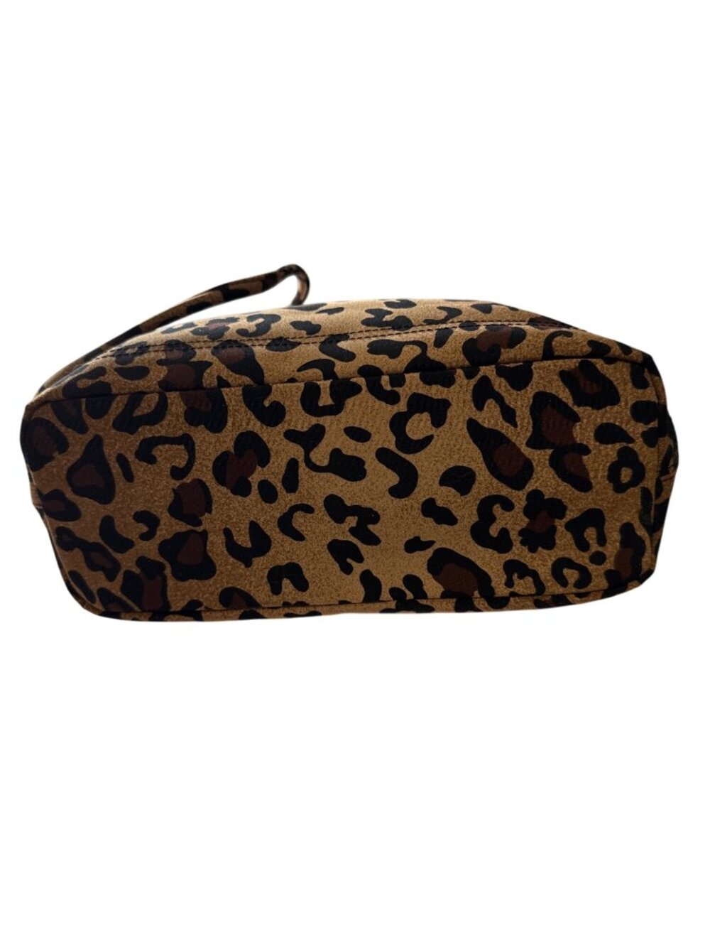 Evan-Picone Leopard Print Tote Bag With Double Handles & Magnetic Snap Closure - Picture 6 of 10